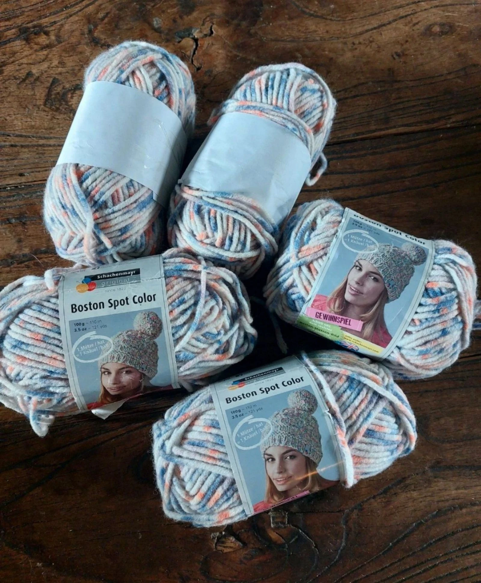 Laine - Schachenmayr - Boston Spot - 5 nieuwe bollen